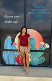 Maroon Buttoned Vest