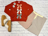 Triple Bow Knit