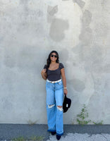 Plaid Babydoll Top