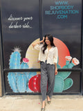 Ivory Tie Blouse