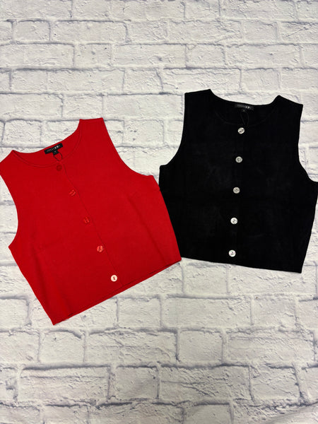 Blair Buttoned Tank Top