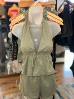 Sage Pinstripe Set