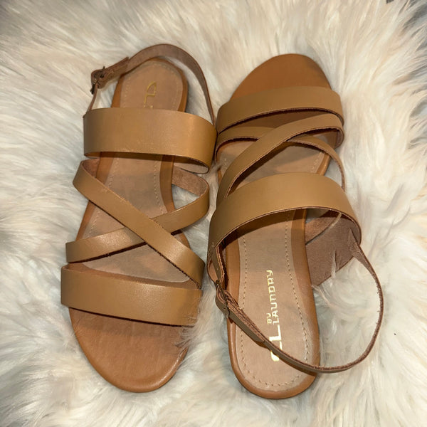 CL Natural Strappy Sandals
