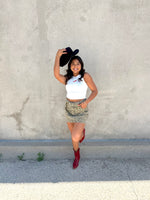 Leopard Mini Skirt