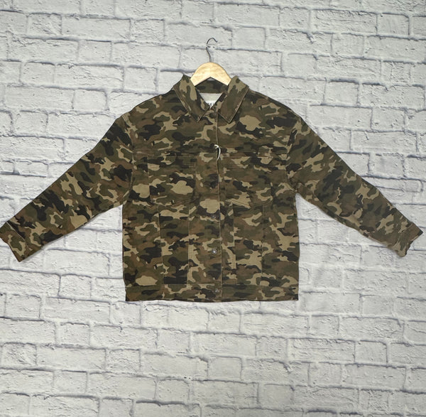 "CELLO" Camo Jean Jacket