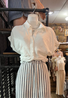 White Button Up Blouse