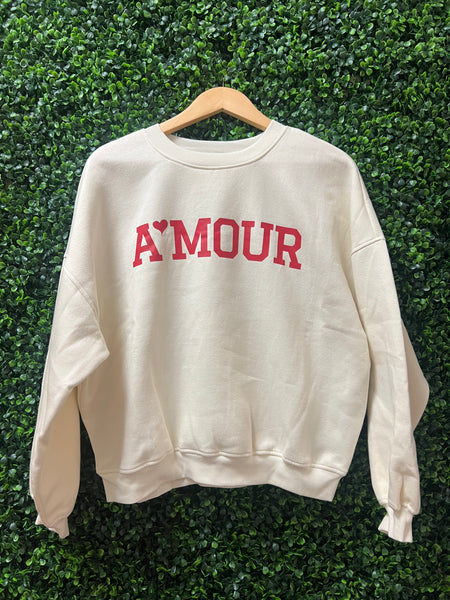 White Amour Sweatshirt