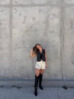Quilted Bow Vest