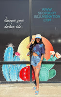 Denim Patchwork Tee