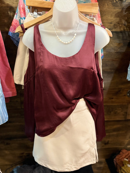 Burgundy Classy Tank