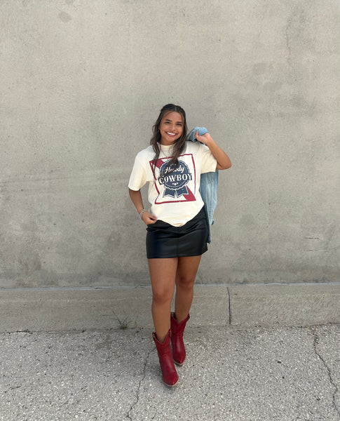 "Howdy Cowboy" Graphic Tee