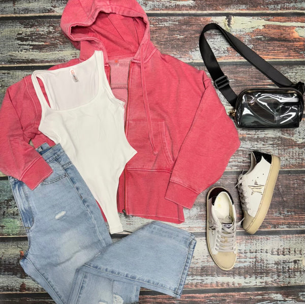 Cherry Zip-Up Jacket