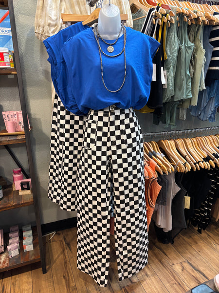 Checkered Pants