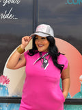 Pink T-Shirt Dress