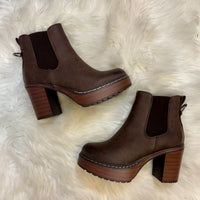 PD Dark Brown Ankle Bootie