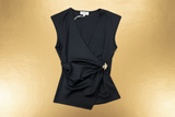 Gold Crossover Top