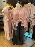 Dusty Pink Satin Top