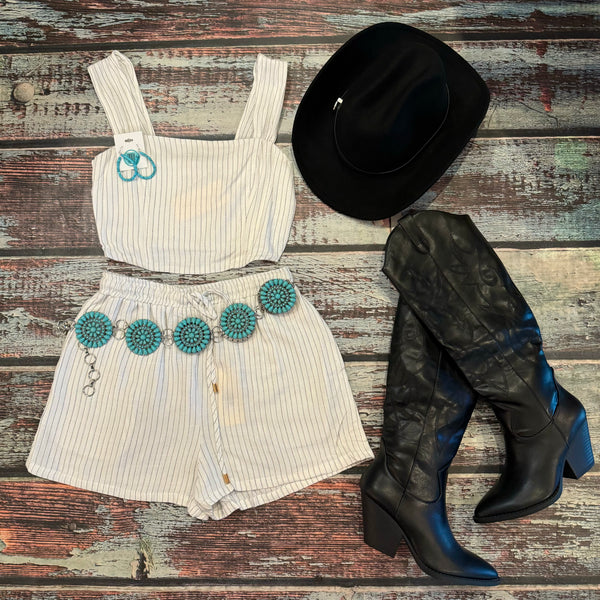 White Striped Set(sold separate)