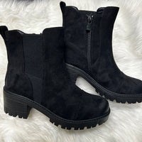 Black Saude Bootie