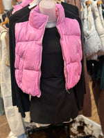 Bright Pink Puffer Vest