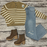 Striped Knitted Sweater