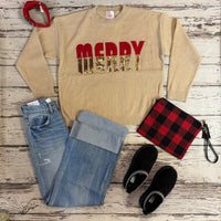 Taupe 'Merry' Sweater
