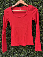 Candy Apple Red Long Sleeve