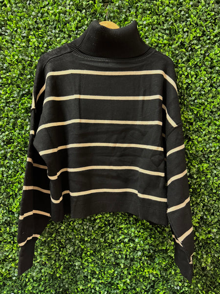 Black & Oatmeal Sweater