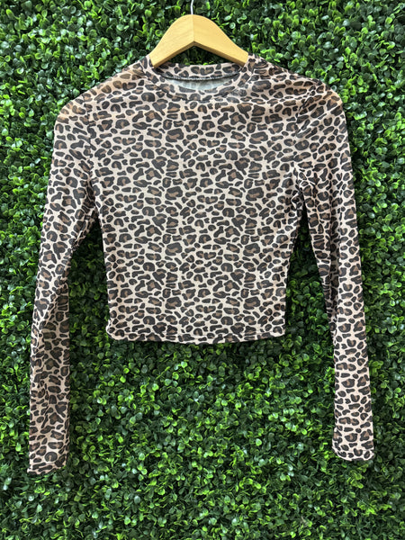 Sheer Leopard Long Sleeve