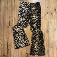 Leopard Flare Pants