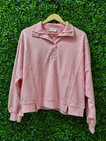 Pink Collared Long Sleeve