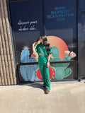 Green Striped Set