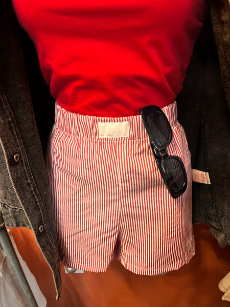 Red Striped Boxer Shorts