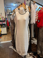 Off White Knitted Dress