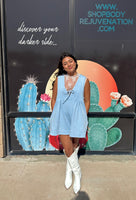 Powder Blue Romper