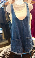 Relaxed-Fit Denim Romper