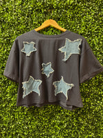 Denim Patchwork Tee