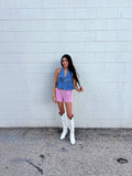 Denim Halter Top