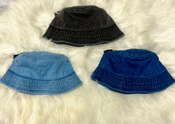 Denim Bucket Hats