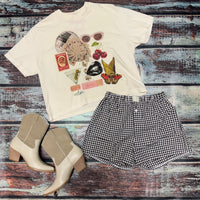 Brown Gingham Boxers