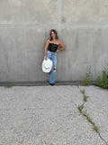 Western Patterned Corset Top