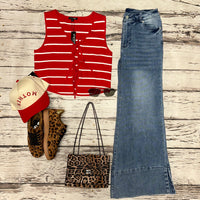 Dark Wash Wide Leg Jeans