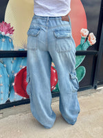 #2 Hidden Light Wash Cargos