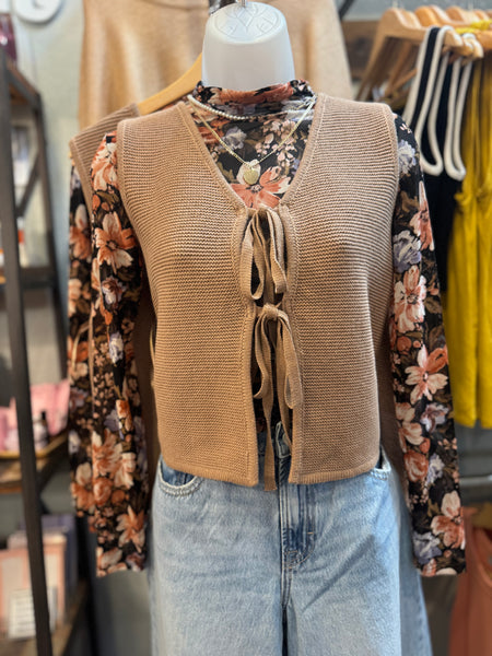 Floral Mesh Long Sleeve