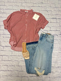 Oversized Striped Button-Ups