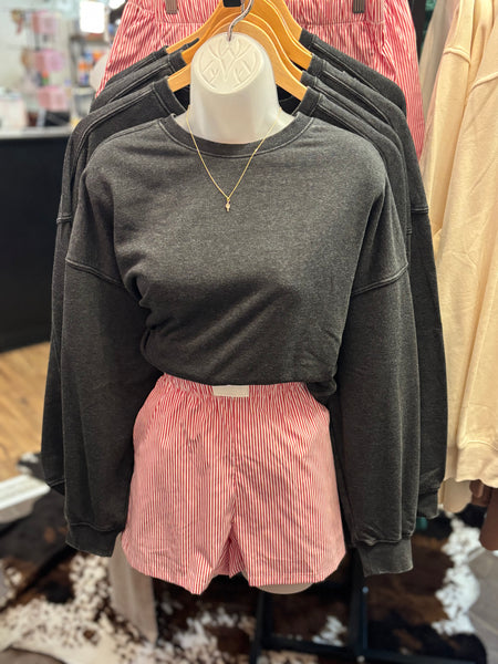 Charcoal Crewneck