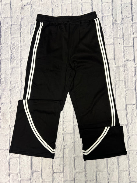 Black Striped Sweats