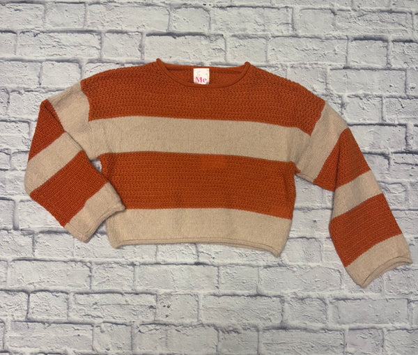 Pumpkin Striped Sweater