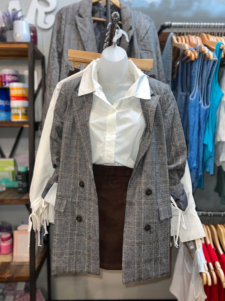 Plaid Blazer