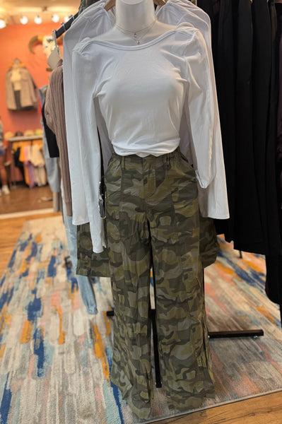 Camo Parachute Cargos
